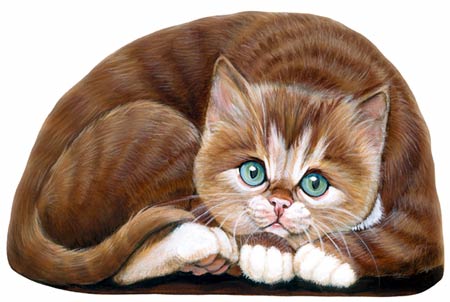 Orange Tabby Kitty-Weight (168)